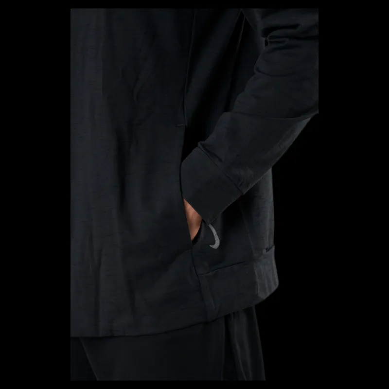 Online Nike Yoga Dri-FIT Men's Full-Zip Jacket OFF NOIR/BLACK/GRAY Svart