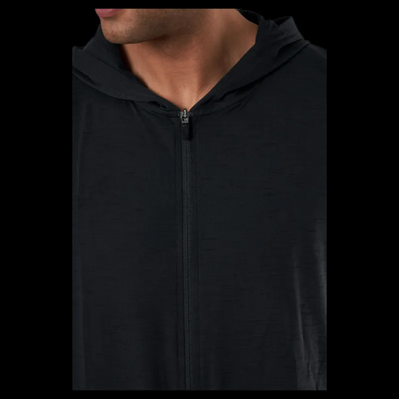 Online Nike Yoga Dri-FIT Men's Full-Zip Jacket OFF NOIR/BLACK/GRAY Svart