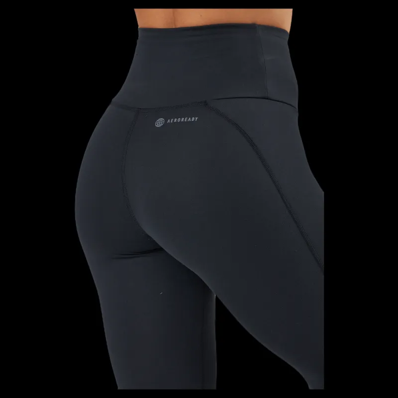 Outlet adidas Yoga Essentials High-Waisted Leggings Black Svart