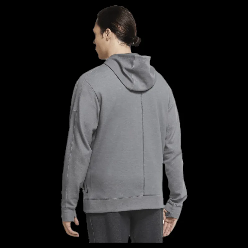 New Nike Yoga Full-Zip Hoodie Black/Grey Grå