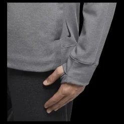 New Nike Yoga Full-Zip Hoodie Black/Grey Grå