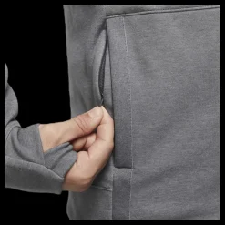 New Nike Yoga Full-Zip Hoodie Black/Grey Grå