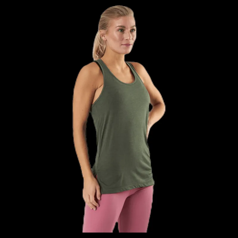 Clearance Nike Yoga Layer Tank Green Grön