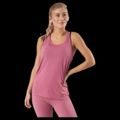 Hot Nike Yoga Layer Tank Red Röd