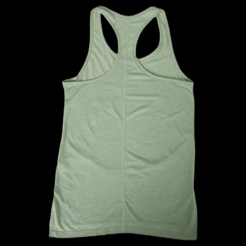 Nike Yoga Layer Tank White/Yellow Grön New