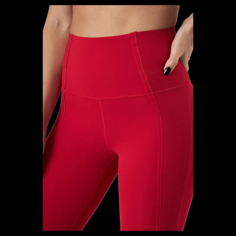 Hot Nike Yoga Luxe Dri-fit Women's 7/8 Gym Red/team Red Röd