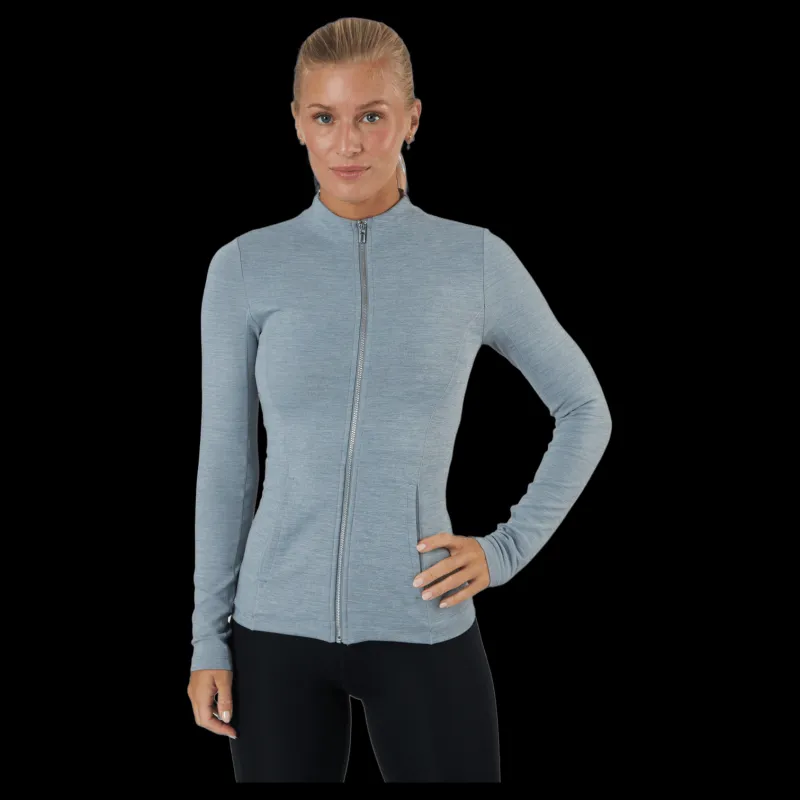 Clearance Nike Yoga Luxe Dri-fit Women's Full Particle Grey/htr/platinum Tin Grå