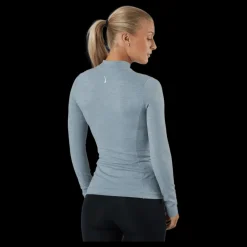 Clearance Nike Yoga Luxe Dri-fit Women's Full Particle Grey/htr/platinum Tin Grå