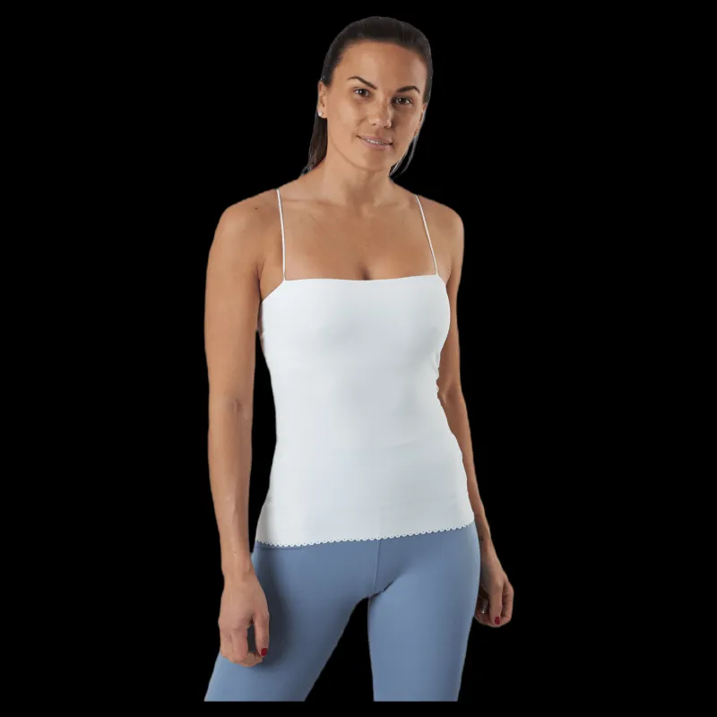 Best Nike Yoga Luxe Eyelet Tank Top White Vit