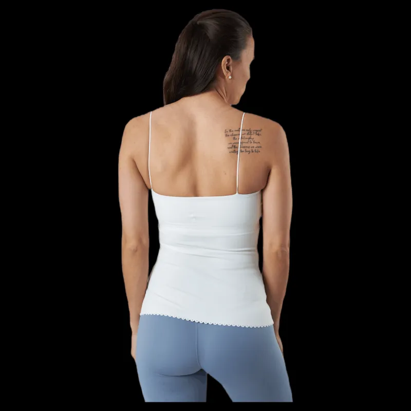 Best Nike Yoga Luxe Eyelet Tank Top White Vit
