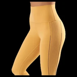 Nike Yoga Luxe Rib 7/8 Tight Yellow Beige
