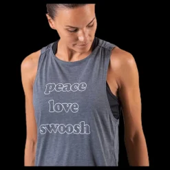 Best Nike Yoga Tank GRX Grey Grå