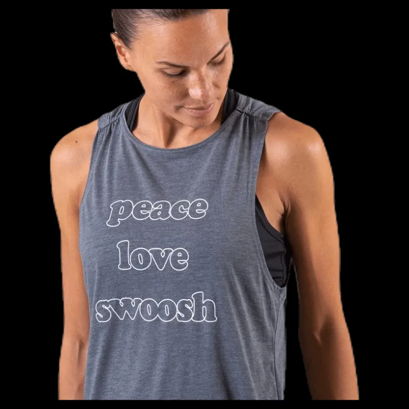 Best Nike Yoga Tank GRX Grey Grå