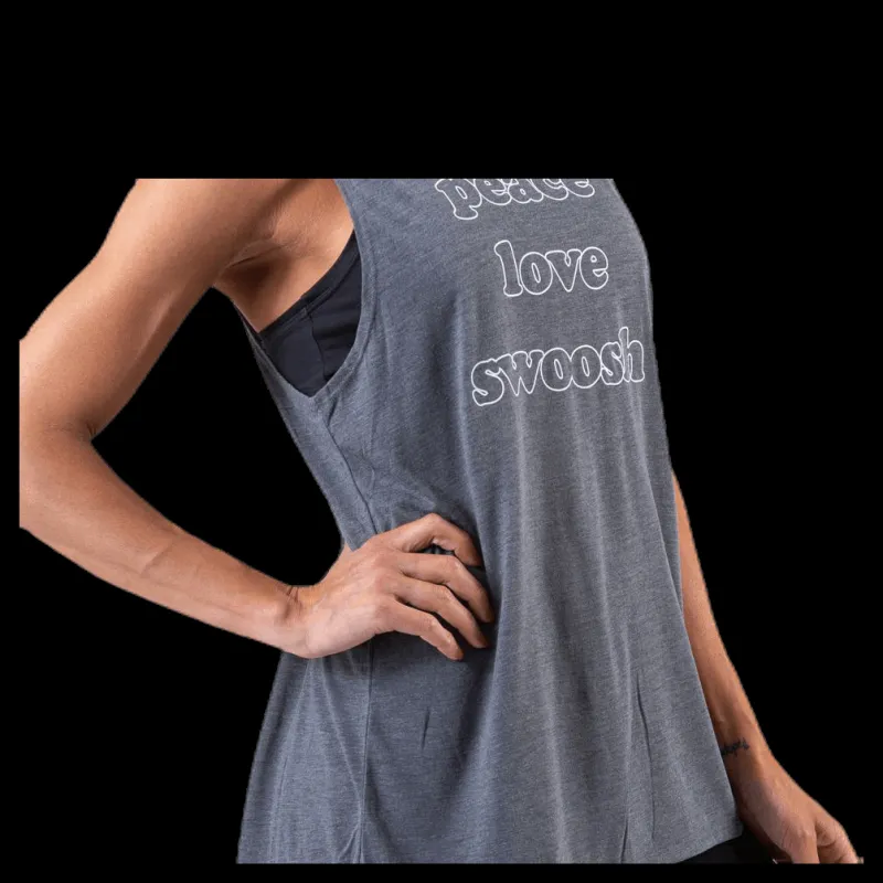 Best Nike Yoga Tank GRX Grey Grå
