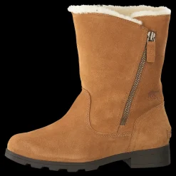 Discount Sorel Youth Emelie Foldover Camel Brown, Natural