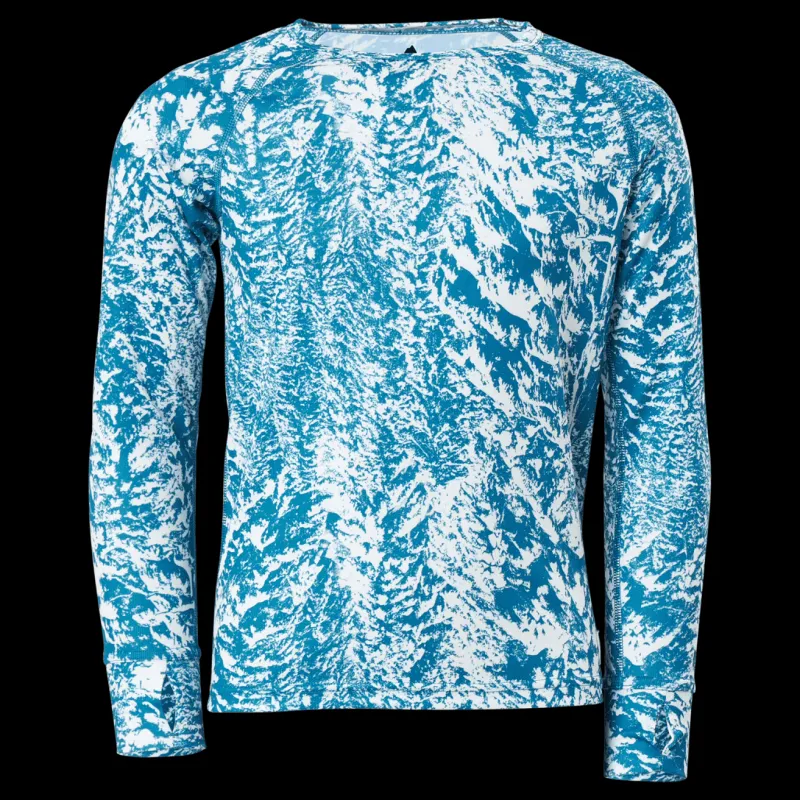Burton Youth 1st Layer Set Blue Blotto Trees Flerfärgad Sale