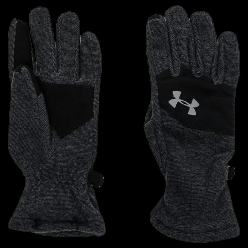 Under Armour Youth Survivor Fleece Gloves Black Svart Sale
