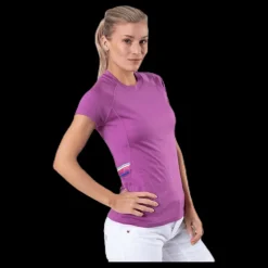 Best Elevenate Zeal Merino Tee Purple Lila
