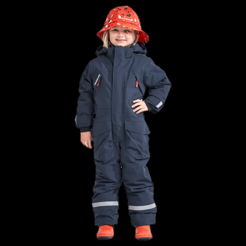 Outlet Didriksons Zeke Soft Cordura Coverall Blue Blå