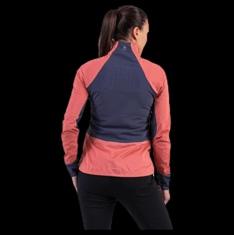 Odlo Zeroweight Pro Jacket Pink/Grey Rosa och Grå Best