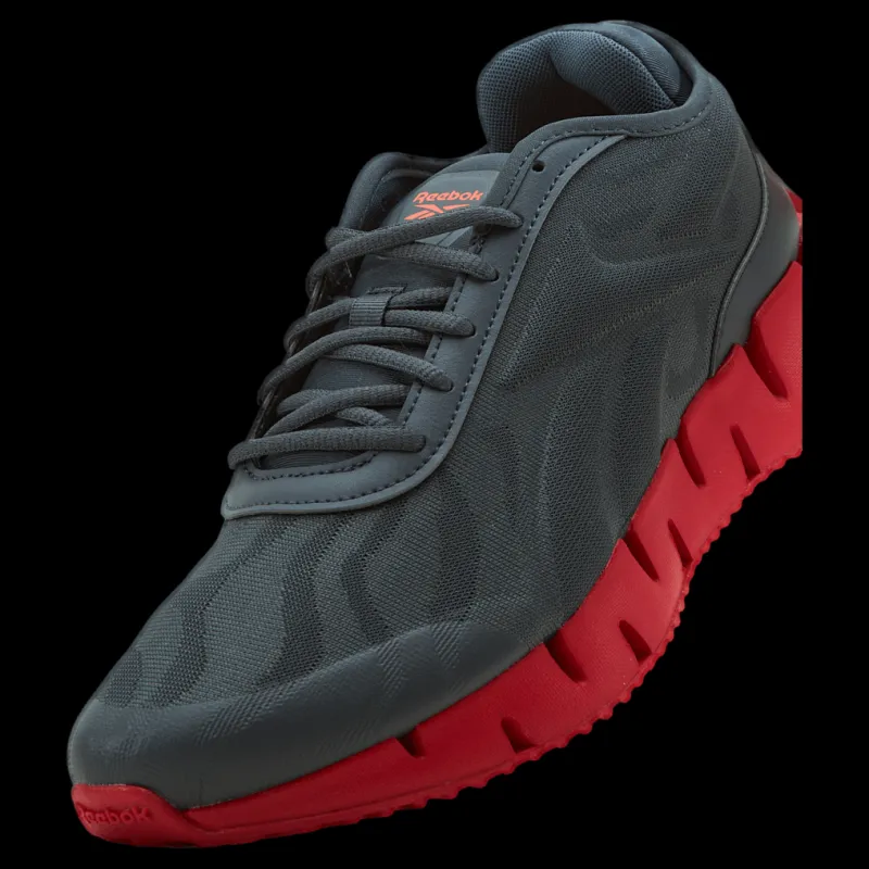 Hot Reebok Zig Dynamica 3 Purgry/clgry3/vecred Grå och Röd