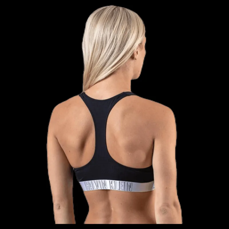 Calvin Klein Zip Bralette-Rp Black Svart Best