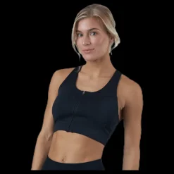 BLACC Zip Sports Bra Black Svart Online