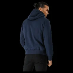 Russell Athletic Zip Through Tackle Twill Hoody Blue Blå New