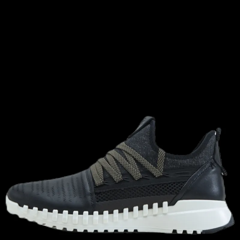 Hot ECCO Zipflex Low Black Svart