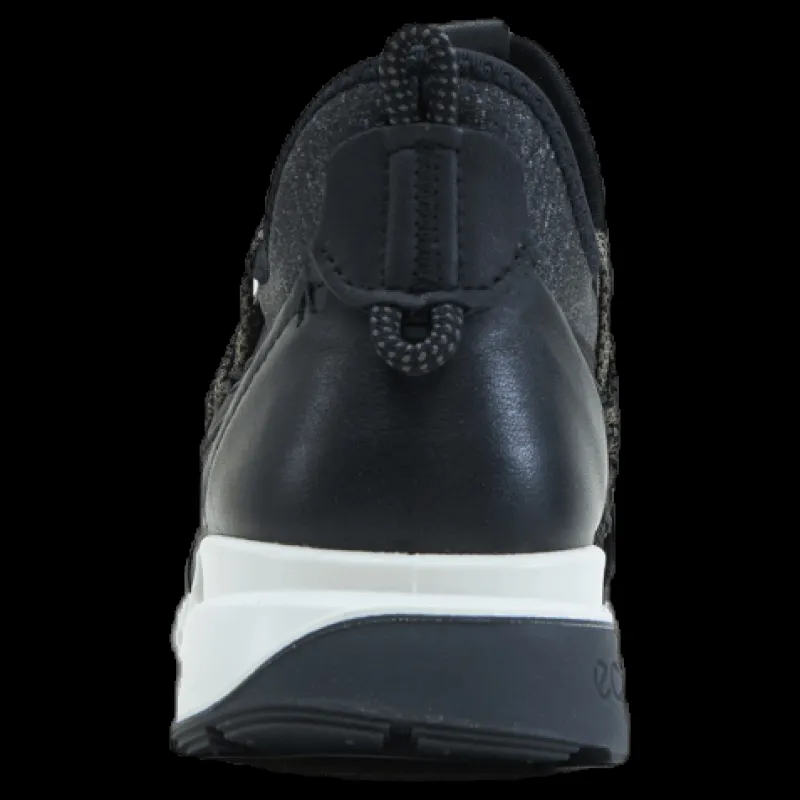 Hot ECCO Zipflex Low Black Svart