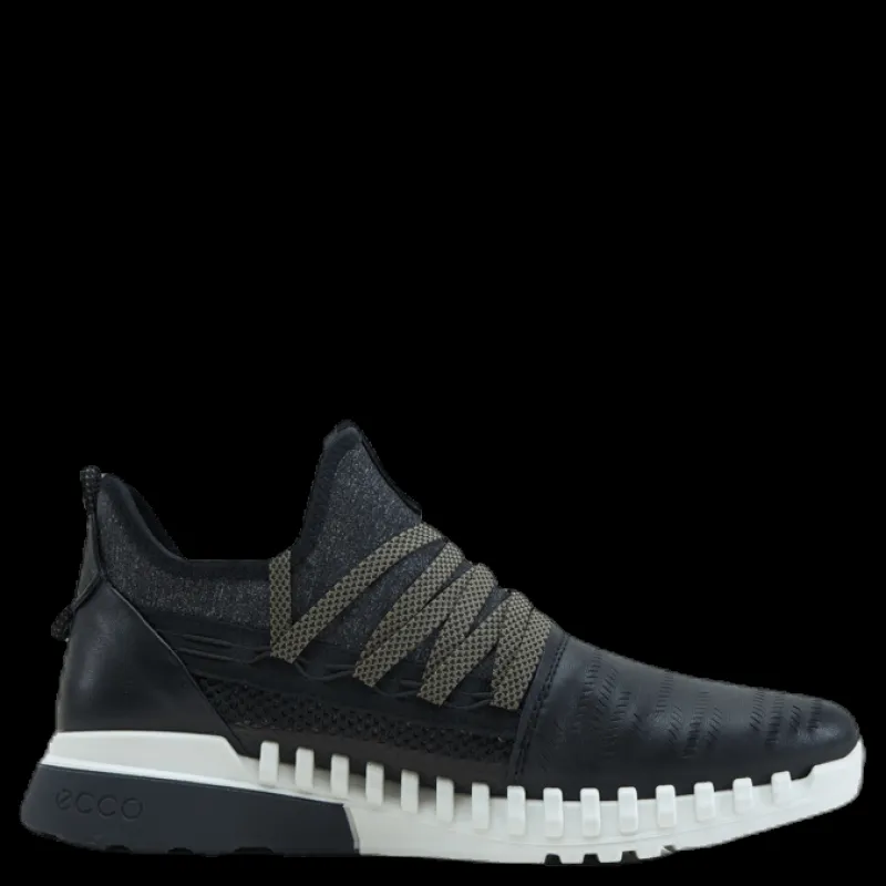 Hot ECCO Zipflex Low Black Svart