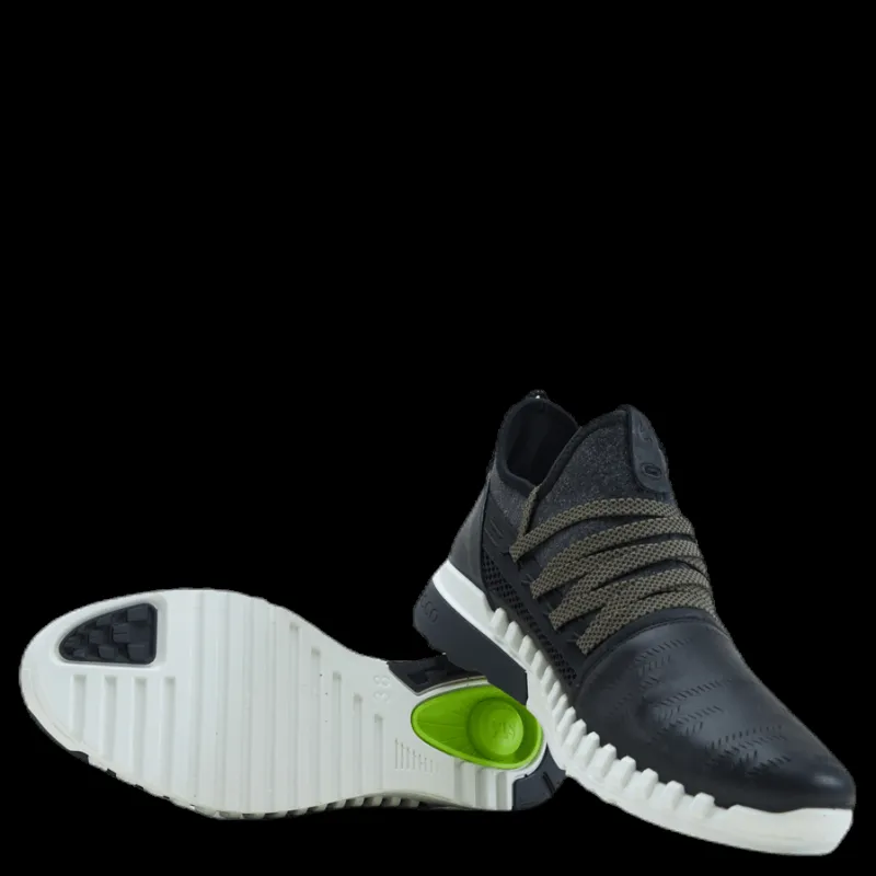 Hot ECCO Zipflex Low Black Svart