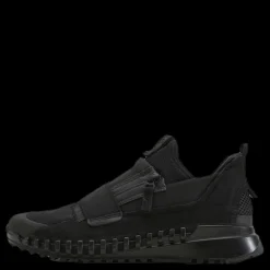Outlet ECCO Zipflex Slip-On Black Svart