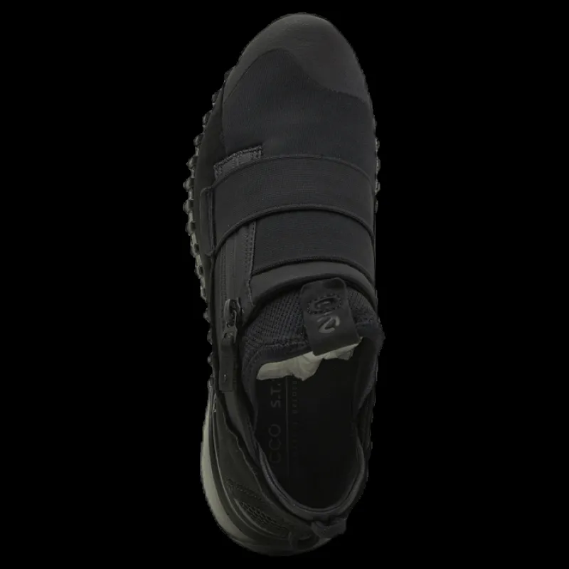 Outlet ECCO Zipflex Slip-On Black Svart