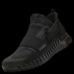 Outlet ECCO Zipflex Slip-On Black Svart