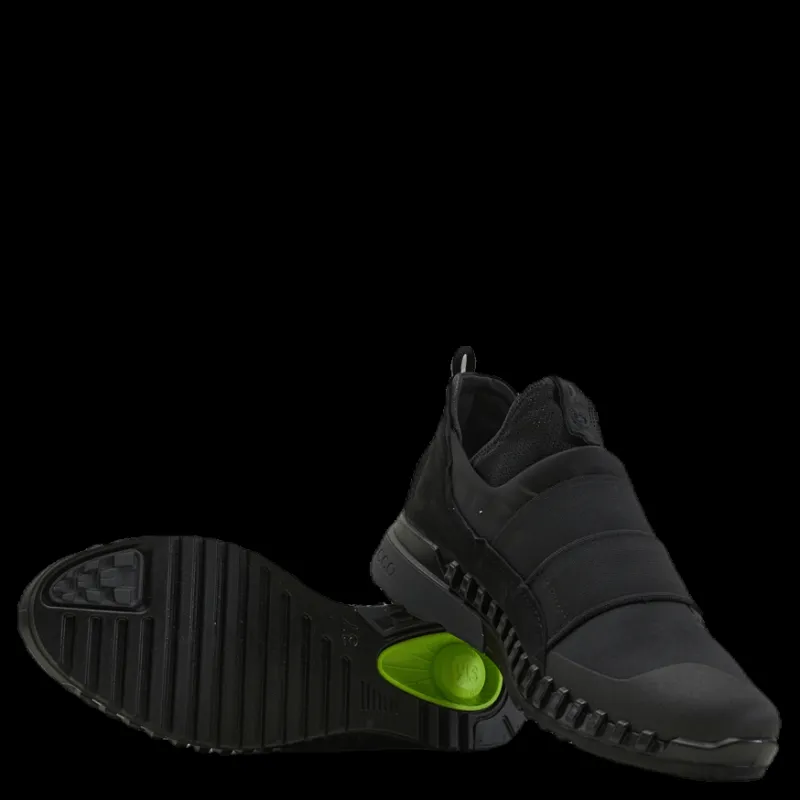 Outlet ECCO Zipflex Slip-On Black Svart