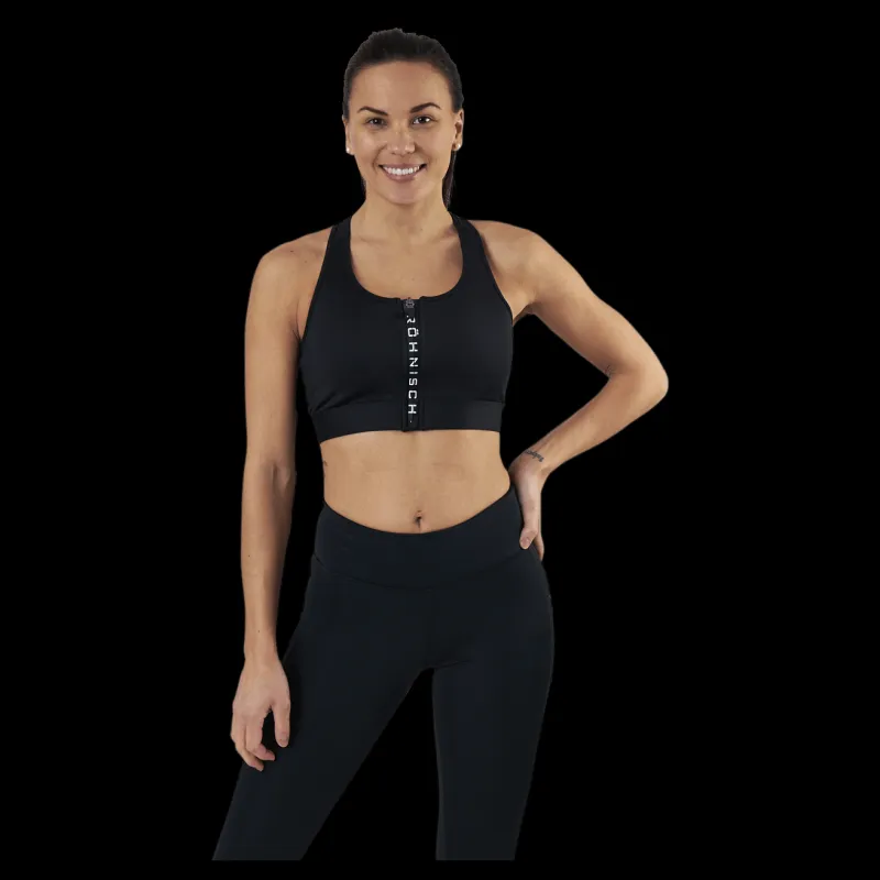 Röhnisch Zippy Sportsbra Black Svart