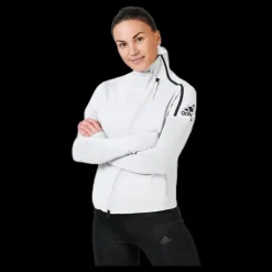 adidas ZNE HTR Primeknit Jacket White Vit Online