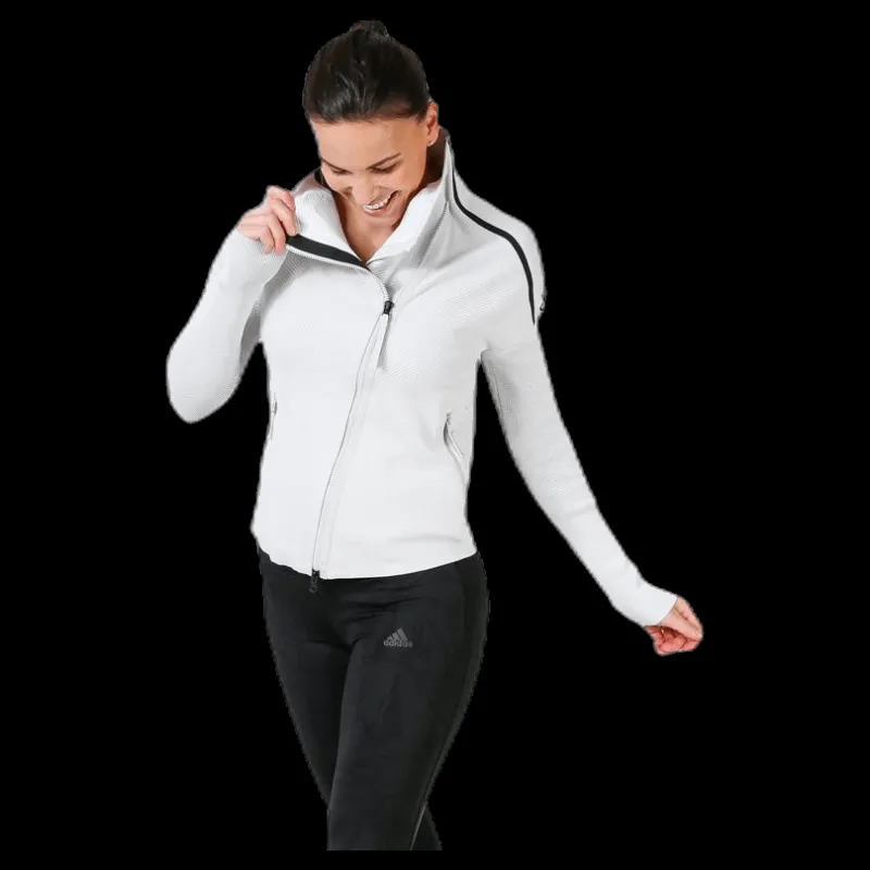 adidas ZNE HTR Primeknit Jacket White Vit Online