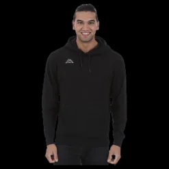 New Kappa Zyllow Sweat Hood Black Svart